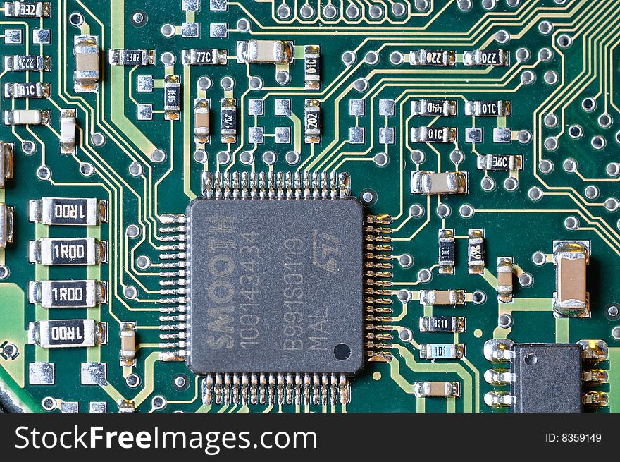 Harddisk's circuit board on the bottom