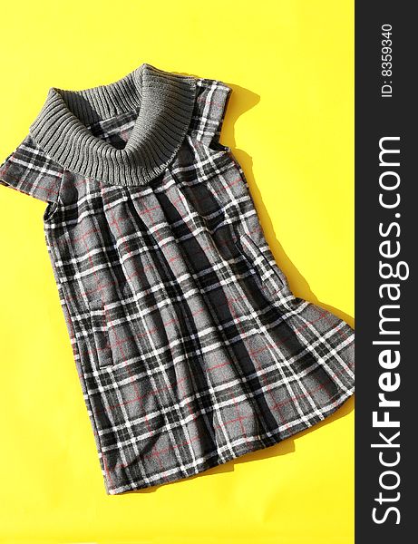 Beautiful skirt with grid pattern, fashion skirt for lady, cloth. Beautiful skirt with grid pattern, fashion skirt for lady, cloth