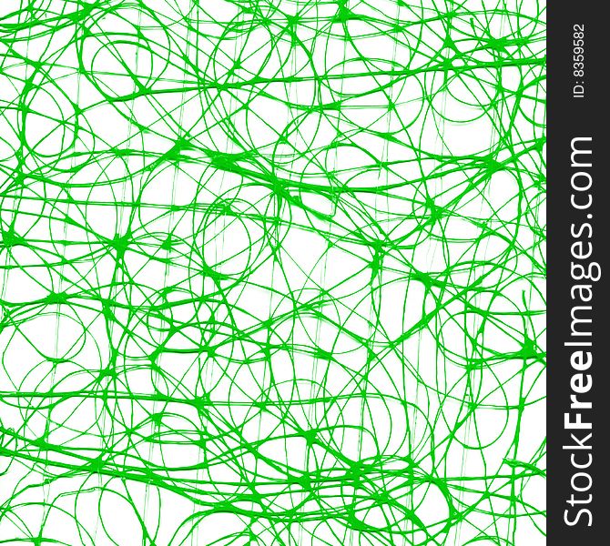 Close-up abstract green web background