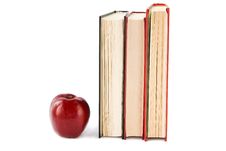 Books And Apple Stock Photos Books And Apple Stock Photos