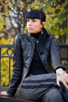 Beautiful Fashion Brunette Girl Stock Photos Beautiful Fashion Brunette Girl Stock Photos