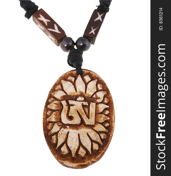 China's tibet style necklace with carved. China's tibet style necklace with carved