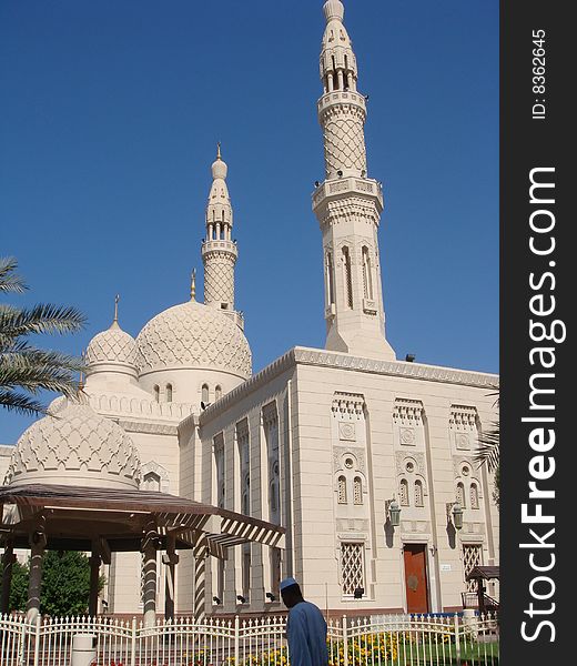 Elegant Jumeirah Mosque, which located in the Dubai City of UAE.