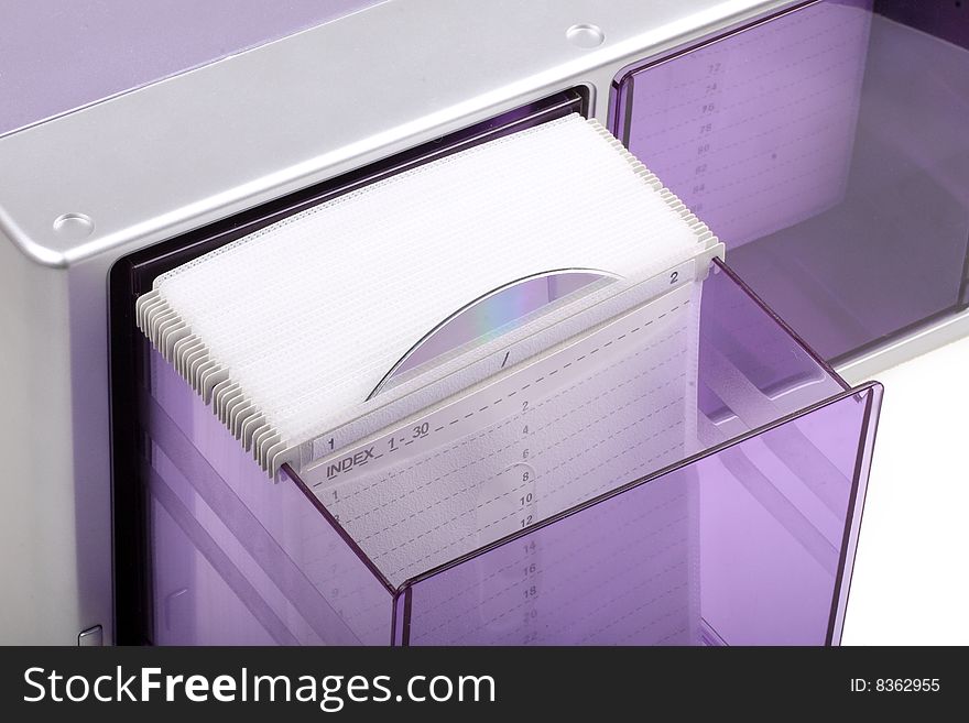 CD box and CD discs on white.
This is a filing system with the CD box. CD box and CD discs on white.
This is a filing system with the CD box.