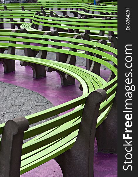 Color Benches In New York