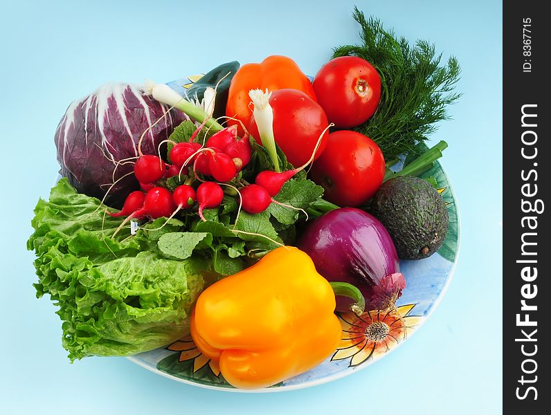 Fresh vegetables for lunch or dinner