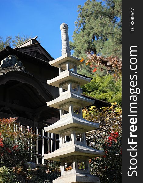 Japanese tea garden in southern California