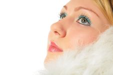 Close-up Portrait Of Blonde Girl Stock Photography Close-up Portrait Of Blonde Girl Stock Photography