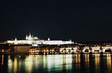 Prague Charle S Bridge And Castle To The Bottom Royalty Free Stock Photo Prague Charle S Bridge And Castle To The Bottom Royalty Free Stock Photo