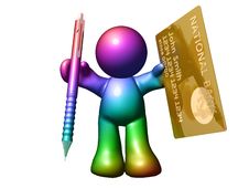 Credit Card Online Application Royalty Free Stock Photos