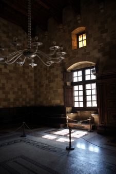 Room In A Medieval Castle In Rhodes Island Royalty Free Stock Photos Room In A Medieval Castle In Rhodes Island Royalty Free Stock Photos