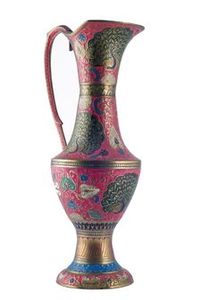 Antique Indian Vase Royalty Free Stock Photography Antique Indian Vase Royalty Free Stock Photography