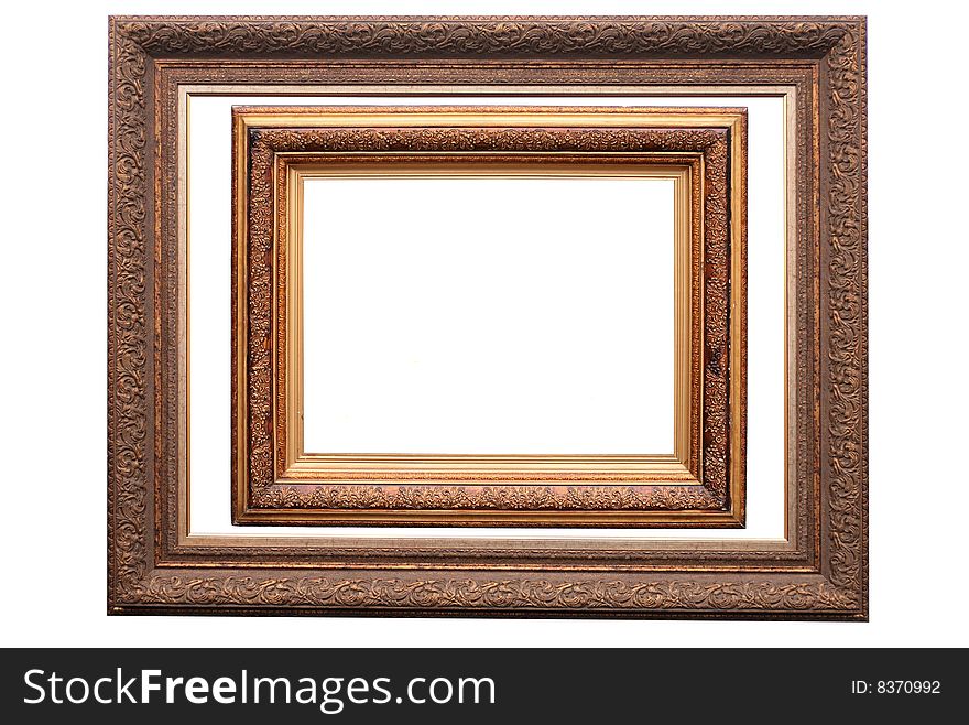 Frame for picture on white background