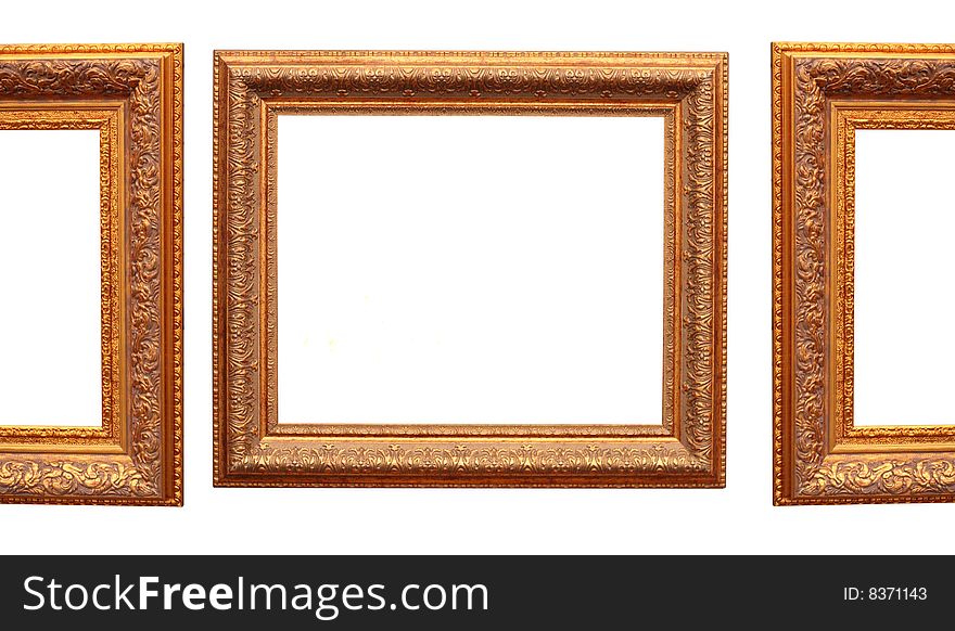 Frames for picture on white