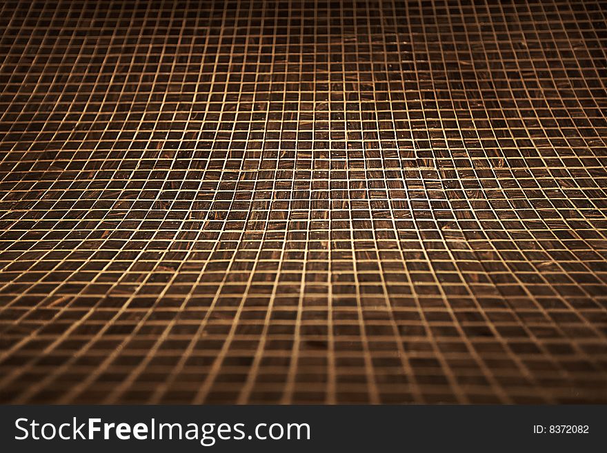 Background/abstract brown mosaic texture .