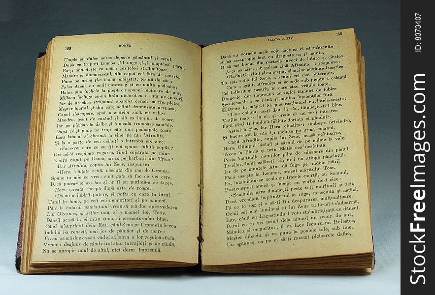 Old book - opened