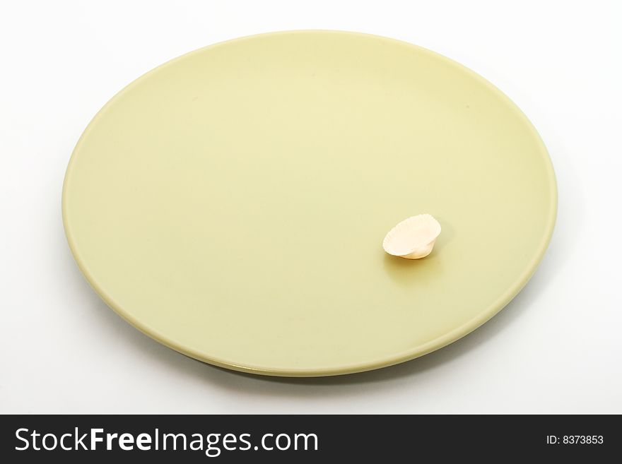 This is a shell in plate. This is a shell in plate