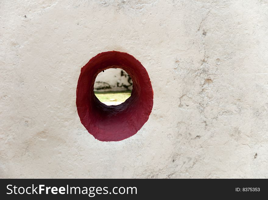 Detail ancient church wall exterior in malaysia. Detail ancient church wall exterior in malaysia