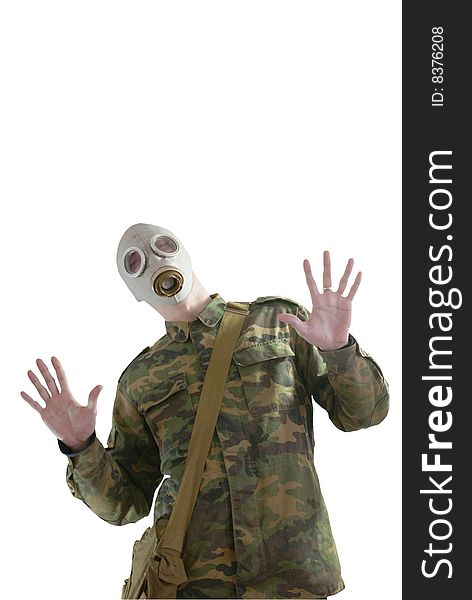 Gas mask - use for protect breath organs from chemical weapon