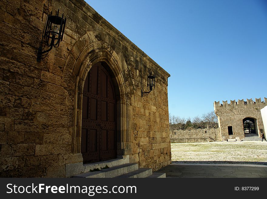 Medieval castle in Rhodes