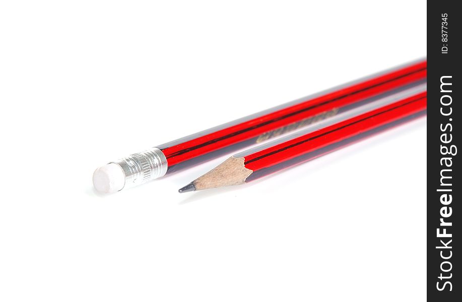 Pencil Red Black