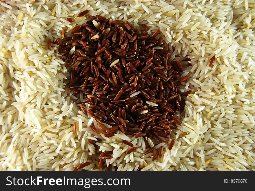 Basmati  And Red Rice