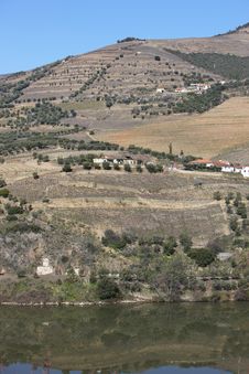 Douro River Landscape Royalty Free Stock Photos Douro River Landscape Royalty Free Stock Photos