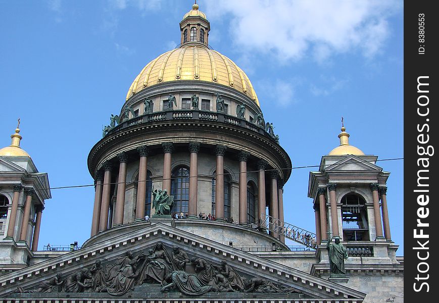 Cathedral Of Saint Isaak In St Petersburg, Russia