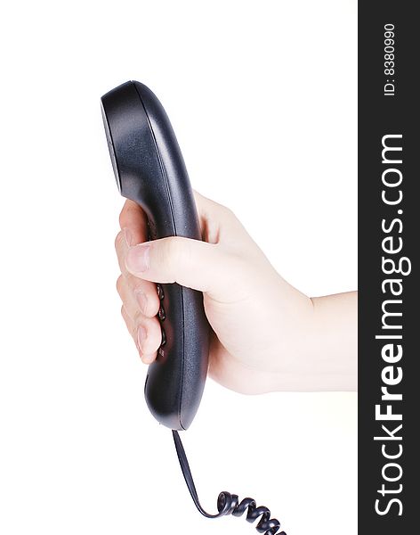 Black Telephone Receiver