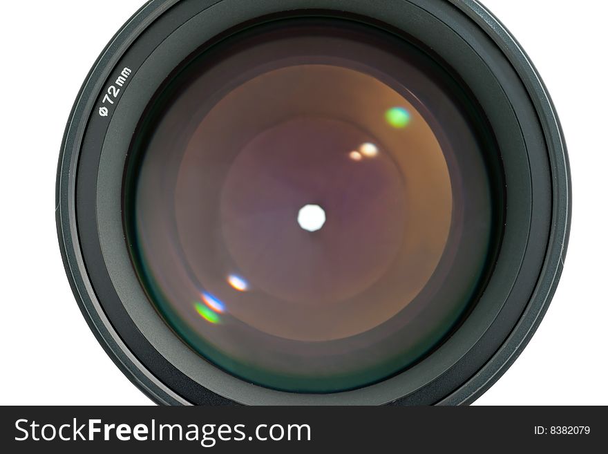 Lens closeup