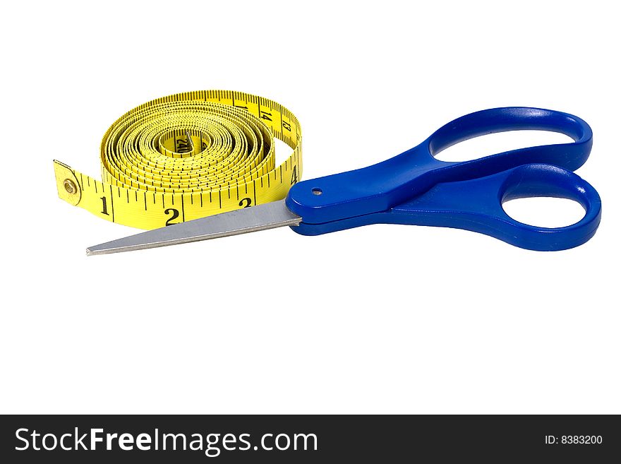 Scissors And Measuring Tape