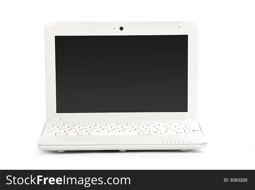 Cool White Notebook Isolated
