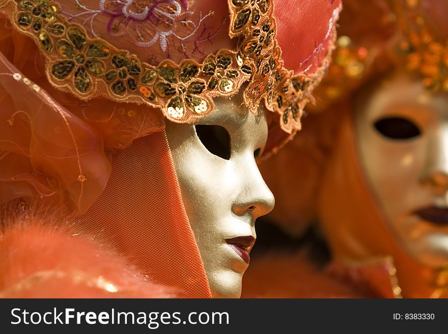 Professional mask I've seen during the carnival held in Venice in Italy, February 2009. Professional mask I've seen during the carnival held in Venice in Italy, February 2009.