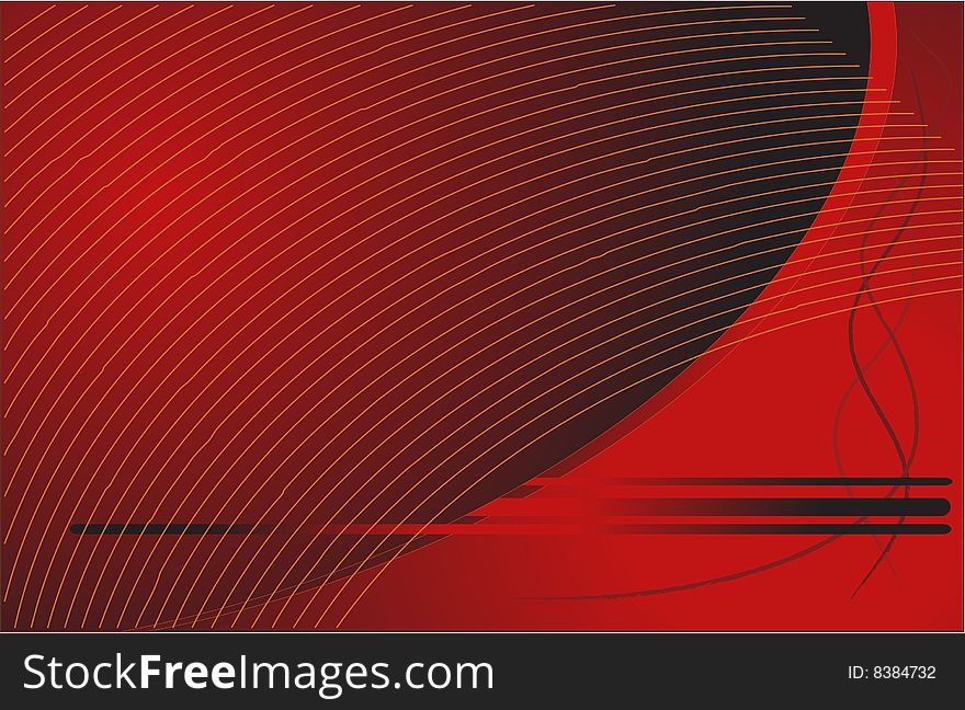 Abstract red background with lines. Abstract red background with lines