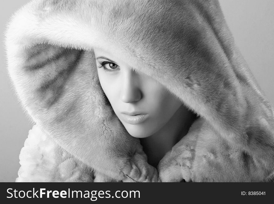 Woman in fur