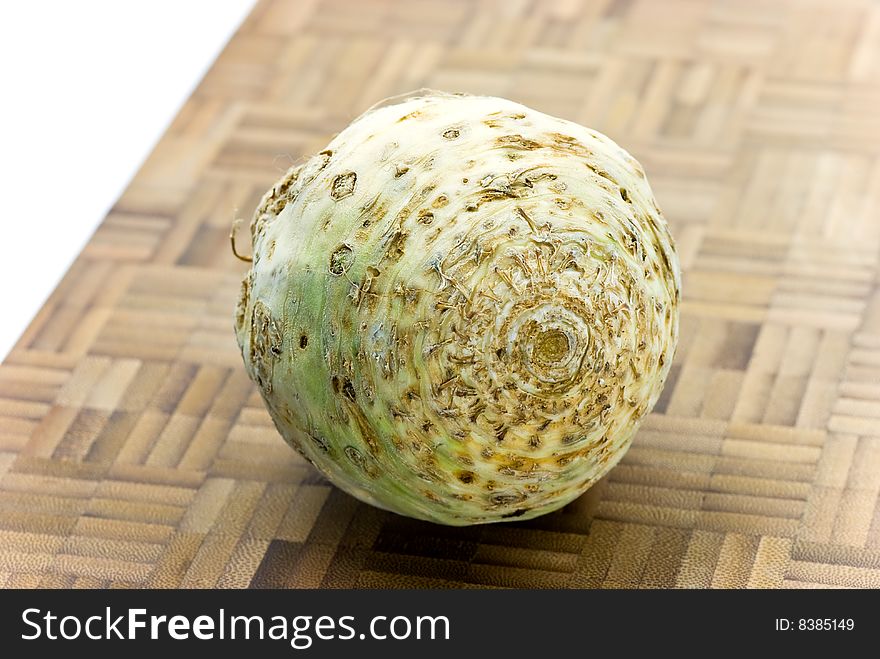 Raw Celery - Isolated On The White Background