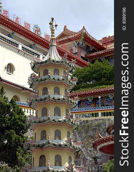 Asian Temple in Penang, Malysia