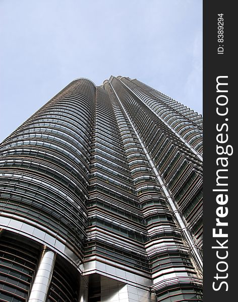 Front of a multistoried building in Kuala Lumpur, Malaysia. Front of a multistoried building in Kuala Lumpur, Malaysia