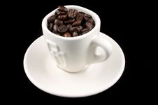 Coffee Cup And Coffee Beans Stock Photo Coffee Cup And Coffee Beans Stock Photo