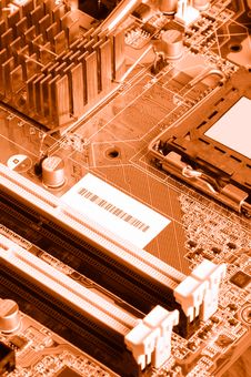 Close-up Mother Board Background Stock Photography Close-up Mother Board Background Stock Photography