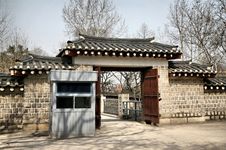 Asian Palace Gate Royalty Free Stock Photo Asian Palace Gate Royalty Free Stock Photo