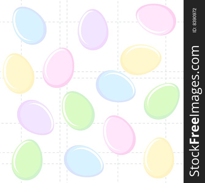 Colorful easter eggs seamless pattern for easter web site backgrounds and greeting card backgrounds. Colorful easter eggs seamless pattern for easter web site backgrounds and greeting card backgrounds