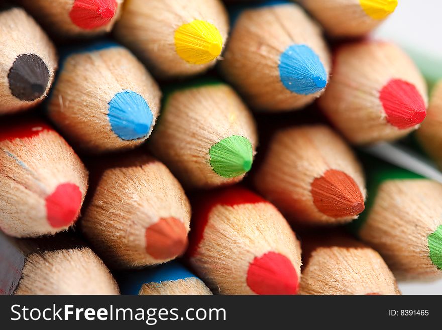 Colored Pencils,macro