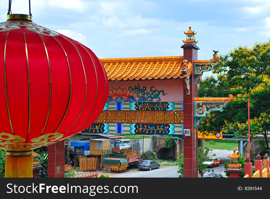 This is chinese temple called fatt wah in malaysia