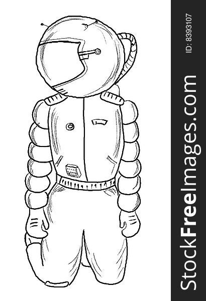 Astronaut Sketch