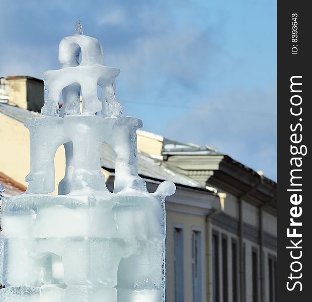 Ice sculpture, Vilnius European Capital of Culture. Ice sculpture, Vilnius European Capital of Culture