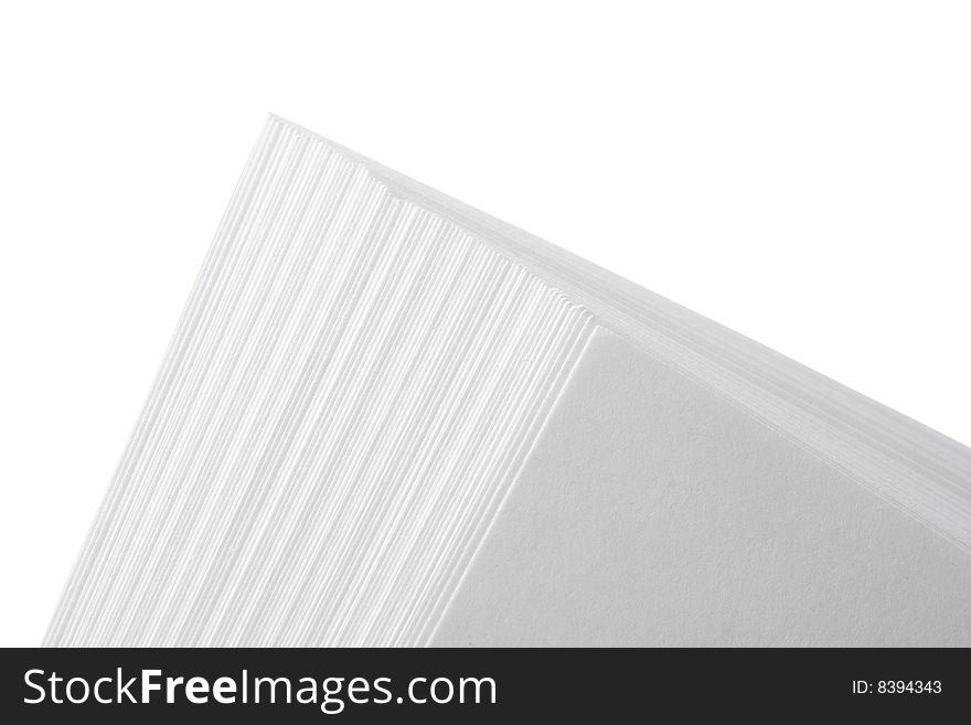 Note paper isolated on white background