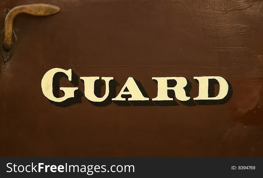 Guard sign