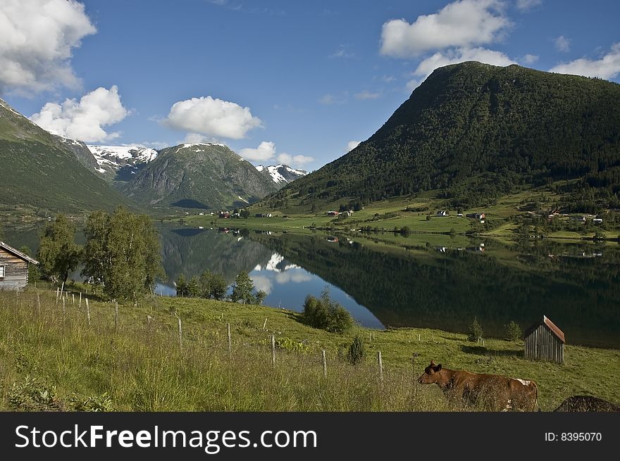 Beautiful landscape from FjÃ¦rland, Norway. Beautiful landscape from FjÃ¦rland, Norway