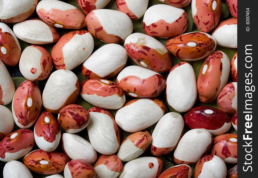 Macro background from dry beans